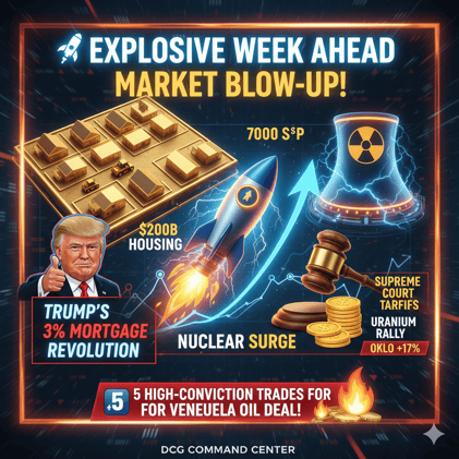 🚀 EXPLOSIVE WEEK AHEAD: $200B Housing Catalyst + Nuclear Energy Surge Target 7,000 S&P Breakout