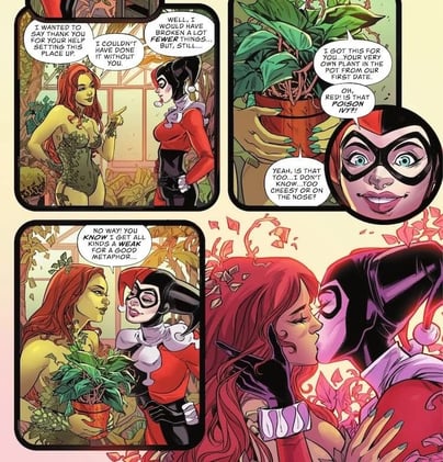 Queer Superhero History: Poison Ivy and Harley Quinn