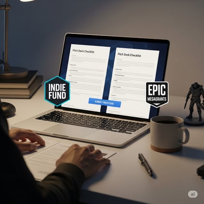 AI Game Lab: Funding Friday – 5 Grants & Publishers Accepting Pitches