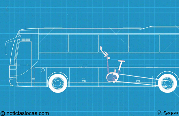 Crean el primer autobús gimnasio