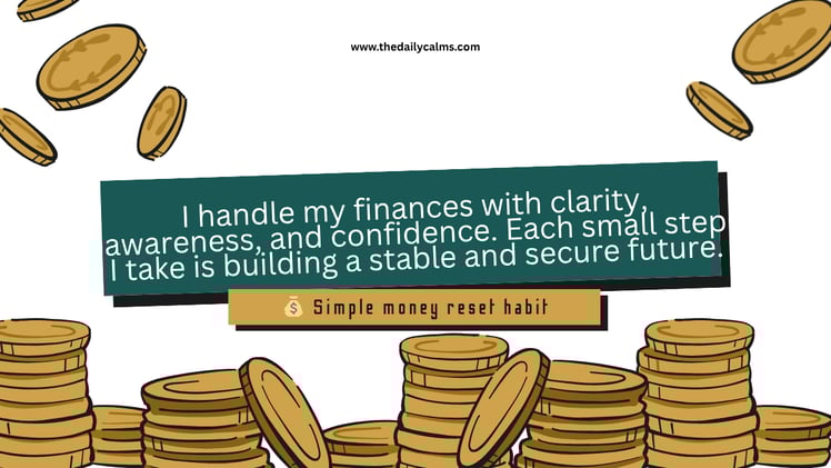 💰 Simple money reset habit