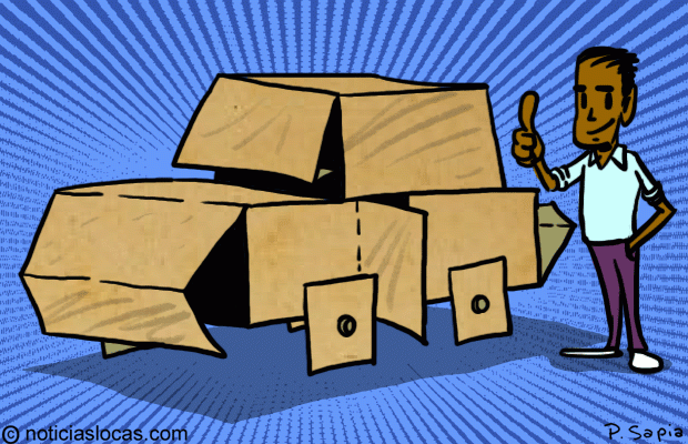 Construyen un «auto origami», que se puede conducir