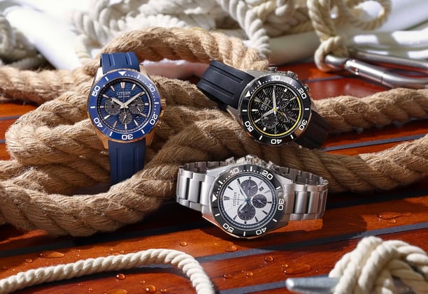 Citizen's Sailing-Inspired Eco-Drive Endeavor Chrono Trio; FC's Gold And Onyx Manchette; Hanhart Shrinks Down The 417 ES Moby Dick; Rado Skeletonizes The Anatom; Armin Strom's Artisinal Tribute