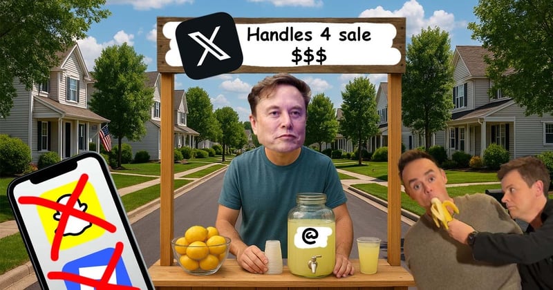 The X handle gold rush (finally!) begins