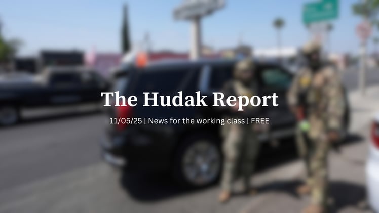 The Hudak Report 11/05/25