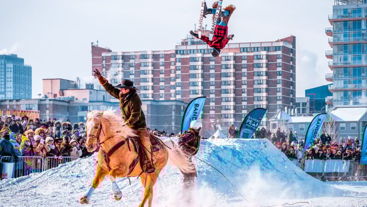 Cowboys on skis and Calgary's race to 2 million