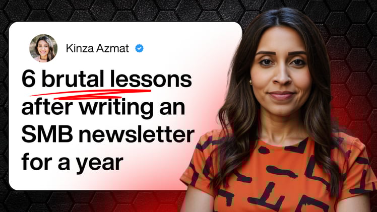 🏈 6 brutal lessons after writing an SMB newsletter for a year