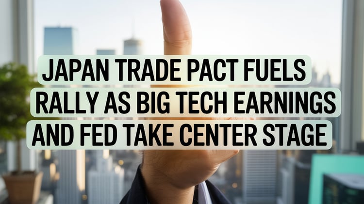 Japan Trade Pact Fuels Rally as Big Tech Earnings and Fed Take Center Stage