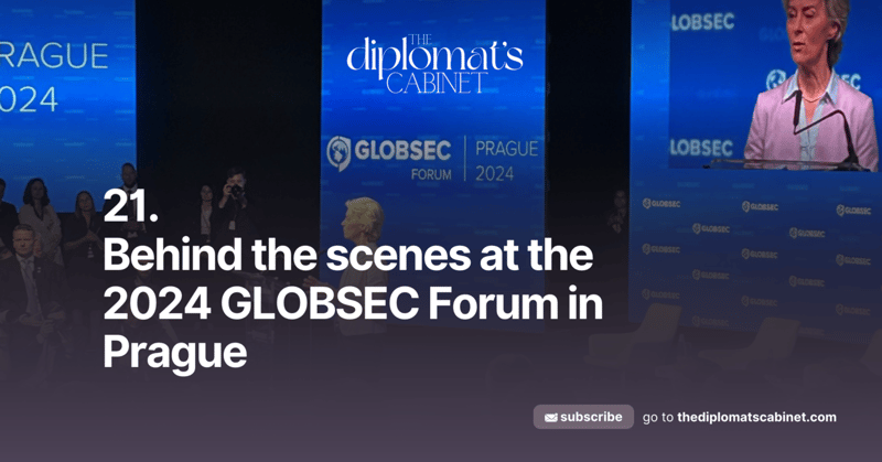 21. Behind the scenes at 2024 GLOBSEC Forum in Prague