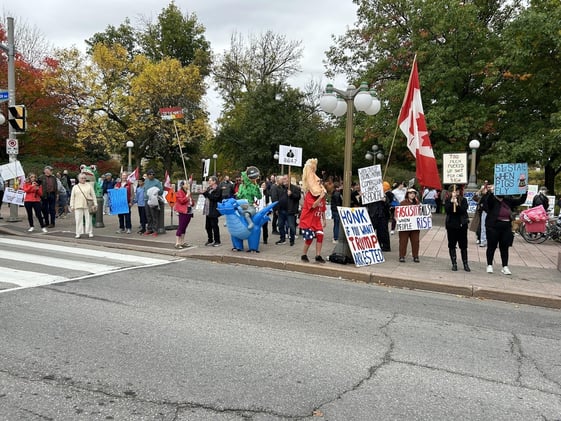 No Kings Day Protest Ottawa