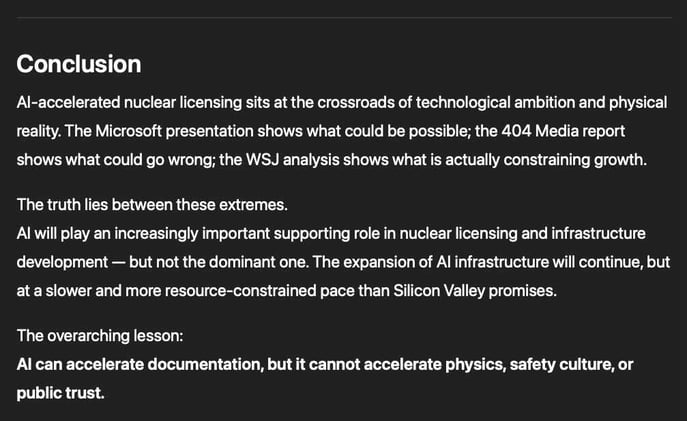 AI is pushing the world toward an unprecedented expansion in nuclear energy infrastructure, data-center capacity, and high-density power systems. Tech companies treat nuclear licensing like software..
