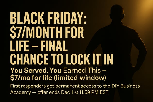 Black Friday Breakthrough: Academy Access for Only $7/Month