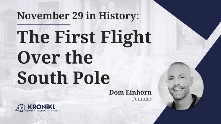 The First Flight Over the South Pole