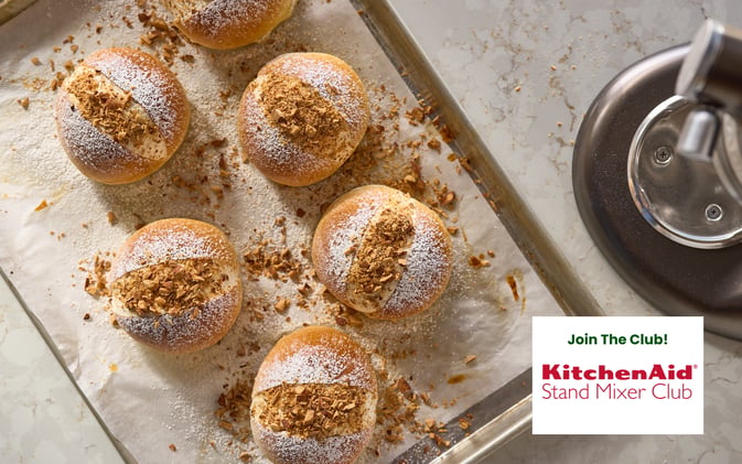 KitchenAid® Stand Mixer Club: Almond Maritozzi (Italian Cream Buns)