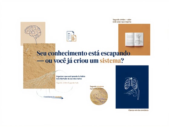 Seu conhecimento está escapando — ou você já criou um sistema?