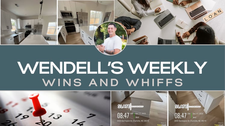 Wendell’s Weekly Wins and Whiffs