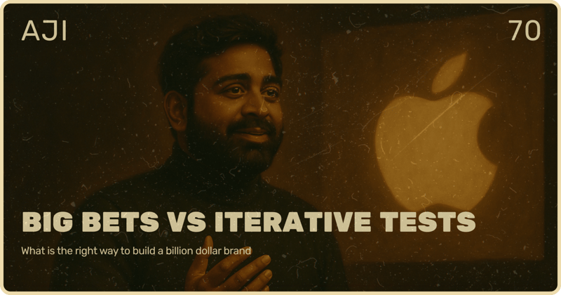 Big Bets vs Iterative Tests