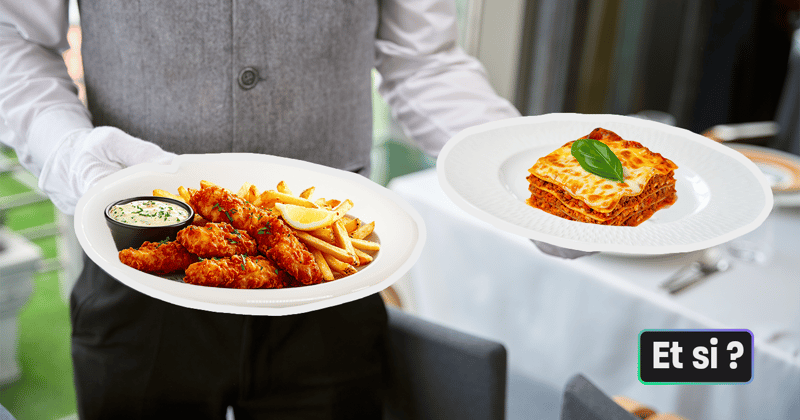 Et si... la cantine servait lasagnes et poulet-frites le même jour ?
