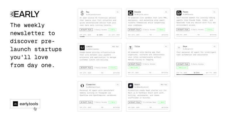early.tools 054: Agent Analytics Featured!