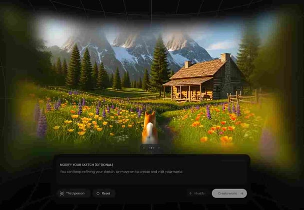 🌍 Project Genie de Google convierte tus palabras en mundos 3D explorables