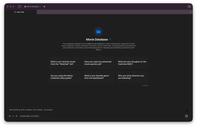 New Workspace: Work with 1000s of files