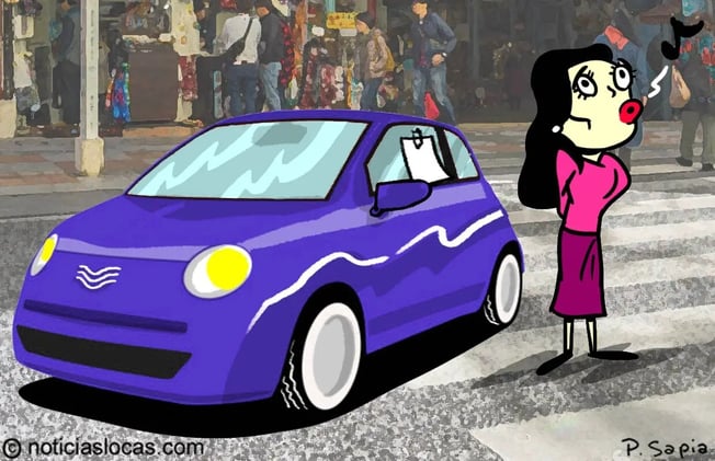 Puso una multa de estacionamiento falsa en su propio auto para que la policía no le pusiera una de verdad