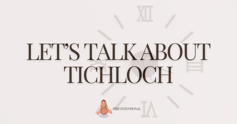 Let's talk about tichloch 