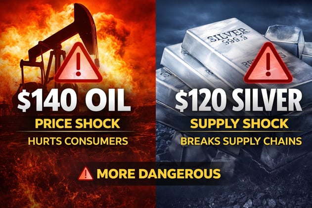  Why $120 Silver Is More Dangerous Than $140 Oil