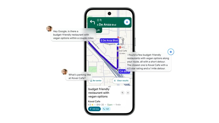 🤖 Gemini turns Maps into your AI copilot