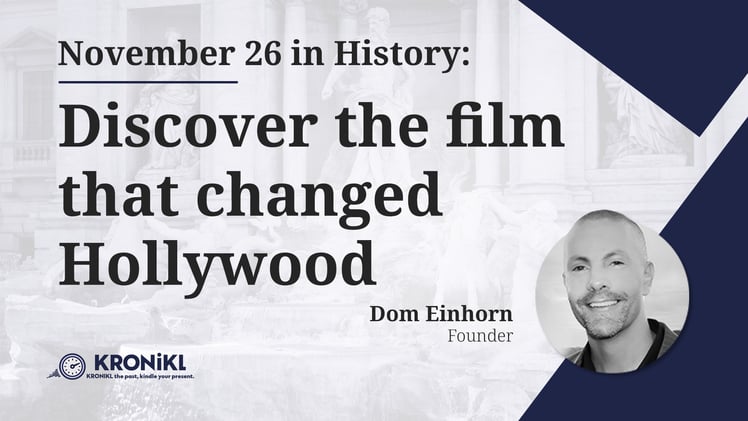 Discover the film that changed Hollywood