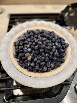 The Perfect Book Club Treat: My Maine Blueberry Pie