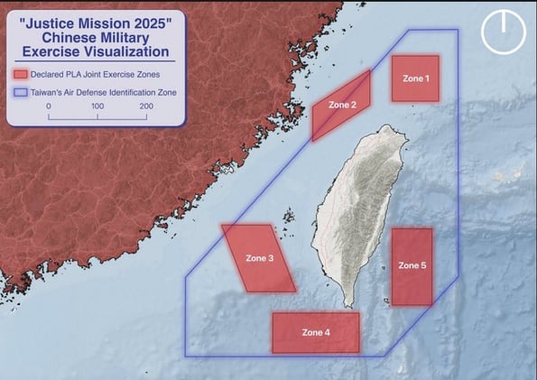Rockets Toward Taiwan