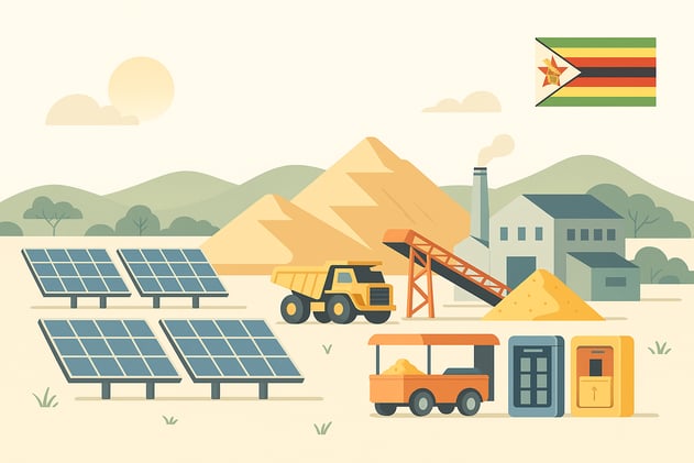 Zimbabwe Mine Secures Solar Deal