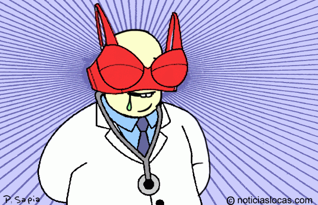 Un médico colecciona 5 mil corpiños