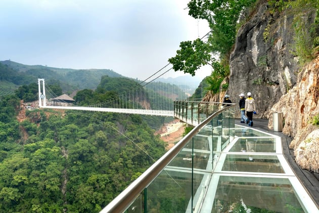 Bach Long Glass Bridge | 1 Day Trip
