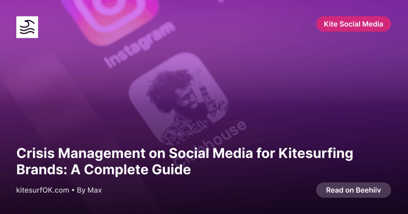 Crisis Management on Social Media for Kitesurfing Brands: A Complete Guide