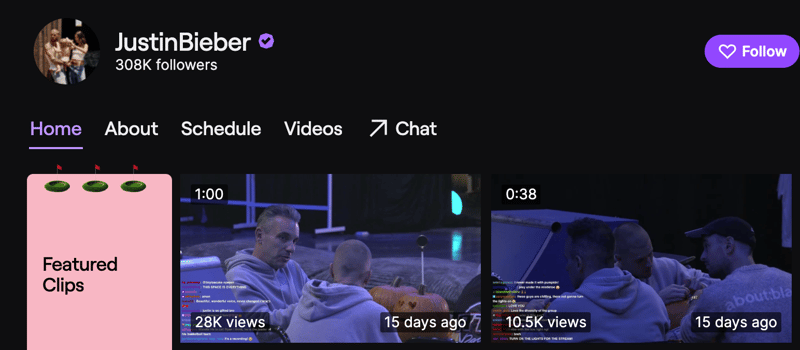 JUSTIN BIEBER IS A STREAMER NOW