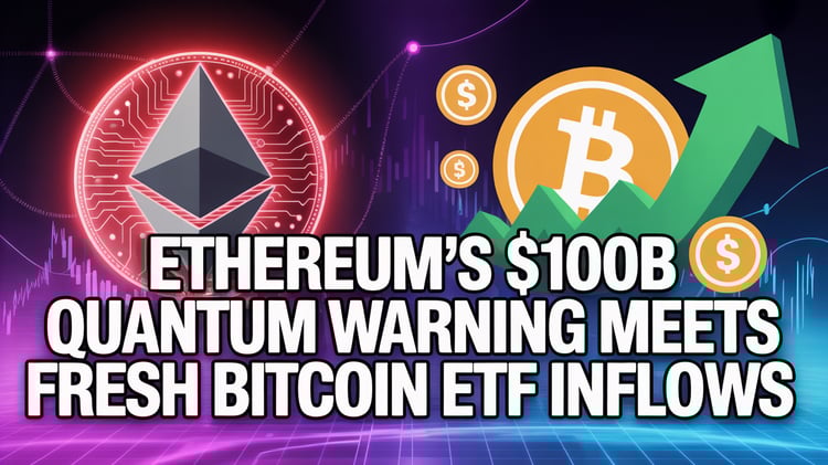 Ethereum's $100B Quantum Warning Meets Fresh Bitcoin ETF Inflows