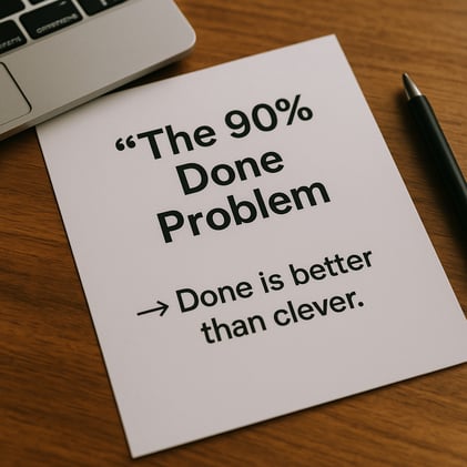 The 90% Done Problem
