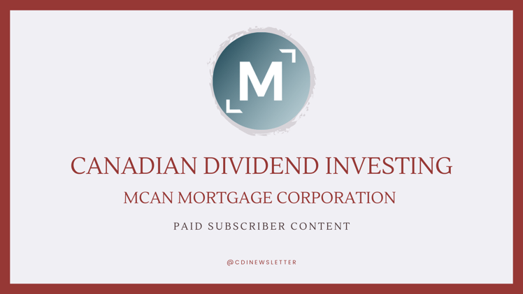 MCAN Mortgage Corp: Stock and Dividend Analysis