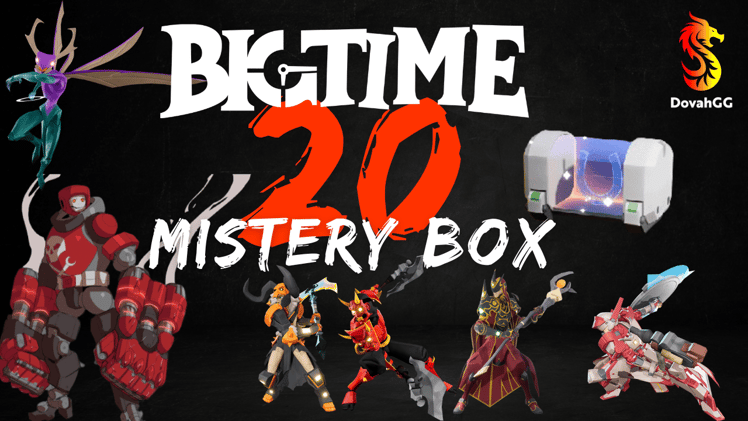 BIG TIME: SORTEO DE 20 MISTERY BOX