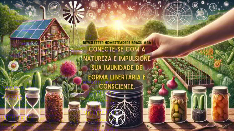 Homesteaders Brasil #36 |  13 Dicas de Saúde da Permacultura para Fortalecer Sua Imunidade com Autonomia