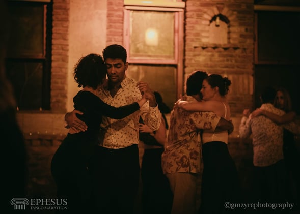 What does the embrace in tango truly hold?