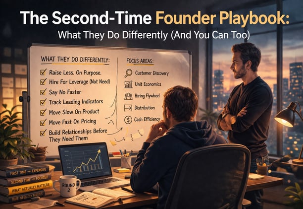 The Second-Time Founder Playbook: What They Do Differently 