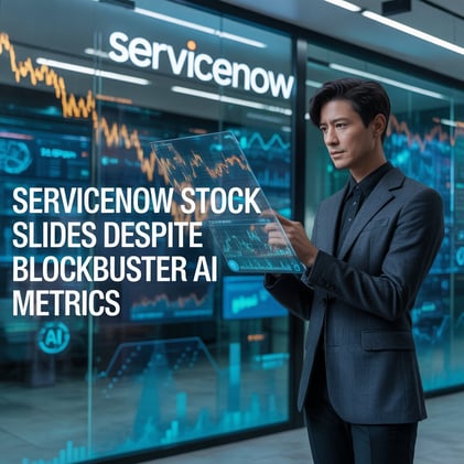 💥 ServiceNow Stock Slides Despite Blockbuster AI Metrics