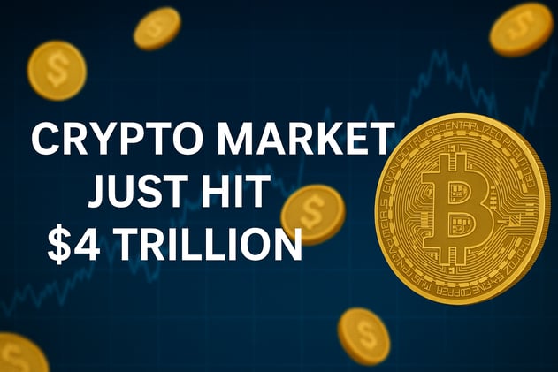 Crypto Market Just Hit $4 Trillion — What Comes Next