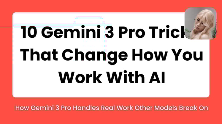 🔥 10 Gemini 3 Pro Tricks That Change How You Work With AI