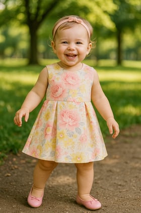 👗 Toddler Teatime Dress Pleated and Posh. Elegant and Effortless.✂️