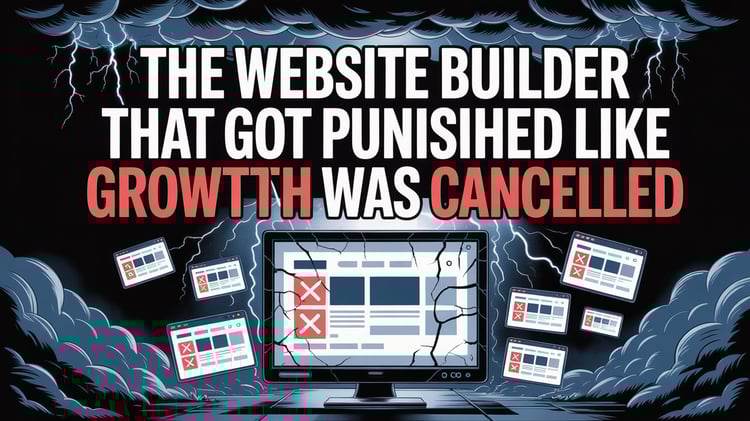 The Website Builder That Got Punished Like Growth Was Cancelled