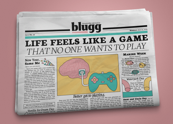 LIFE FEELS LIKE A GAME